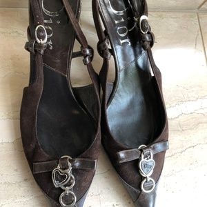 Christian Dior Heart Charm Heels